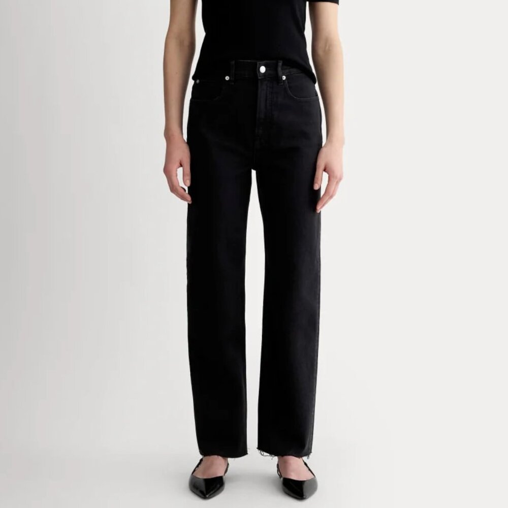Everlane The Way-High Jean in Black, Size 23 Short, New with Tag